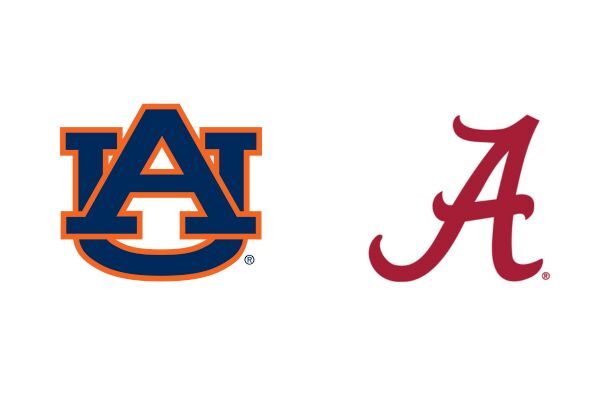 Auburn University and University of Alabama logos